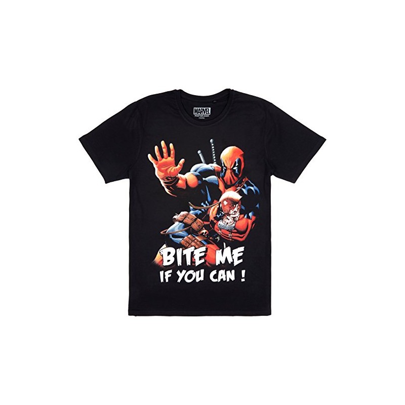 T-shirt - Deadpool - Bite Me - L Unisexe 