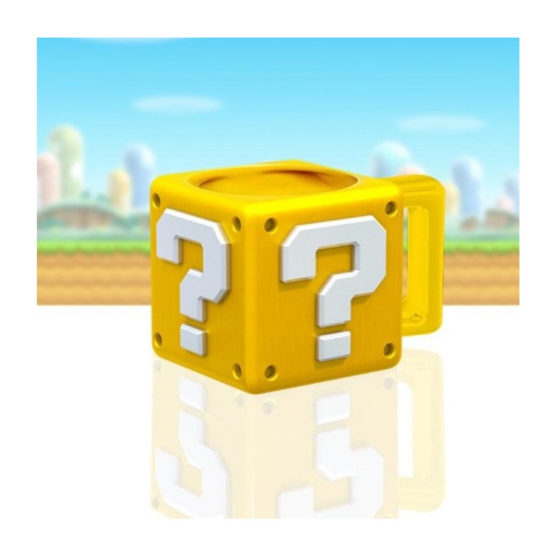 Mug - 3D - Question Block - Mario