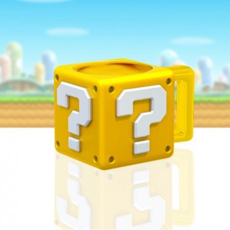 Mug - 3D - Question Block - Mario