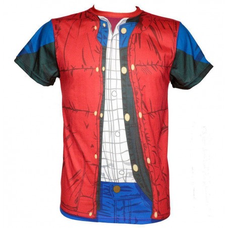 T-Shirt - Sublimation Marty McFly Costume - Retour vers le Futur - L Homme 