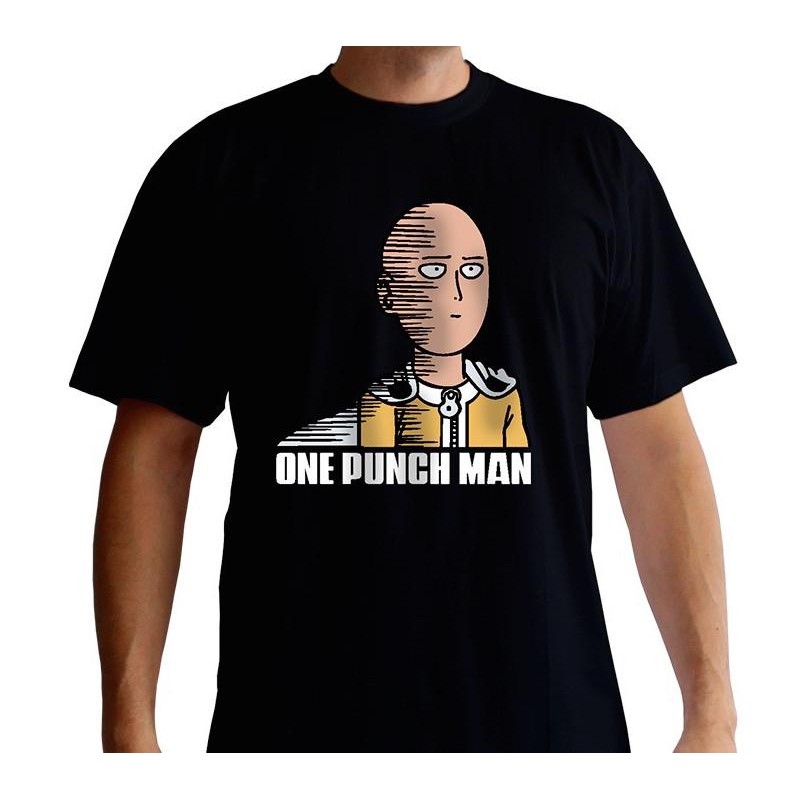 T-shirt One Punch Man - Saitama Fun - L Homme 