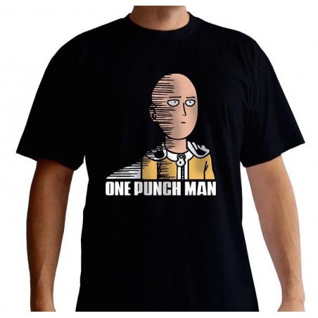 T-shirt One Punch Man - Saitama Fun - L Homme 