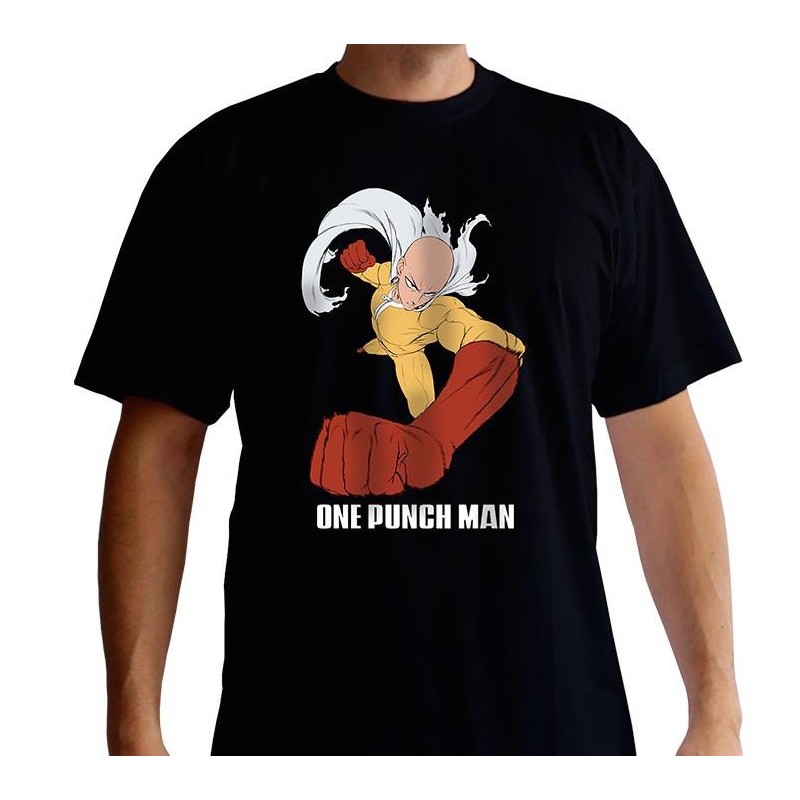 T-shirt One Punch Man - Saitama Punch - M Homme 