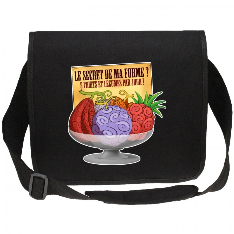 Sac - okiWoki - Mangez 5 Fruits et Légumes par jour - One Piece - L 35 x H 28 x P12