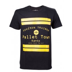 T-shirt Bioworld - Pokemon - Bourg Palette - L Homme 