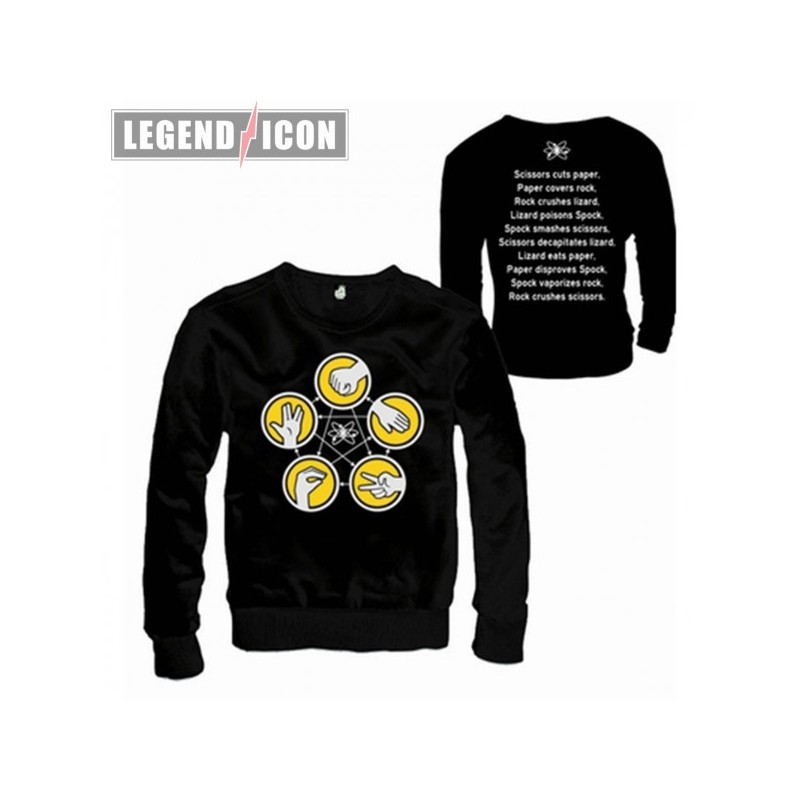 Sweat - Big Bang Theory - Pierre, feuille,... - M Unisexe 