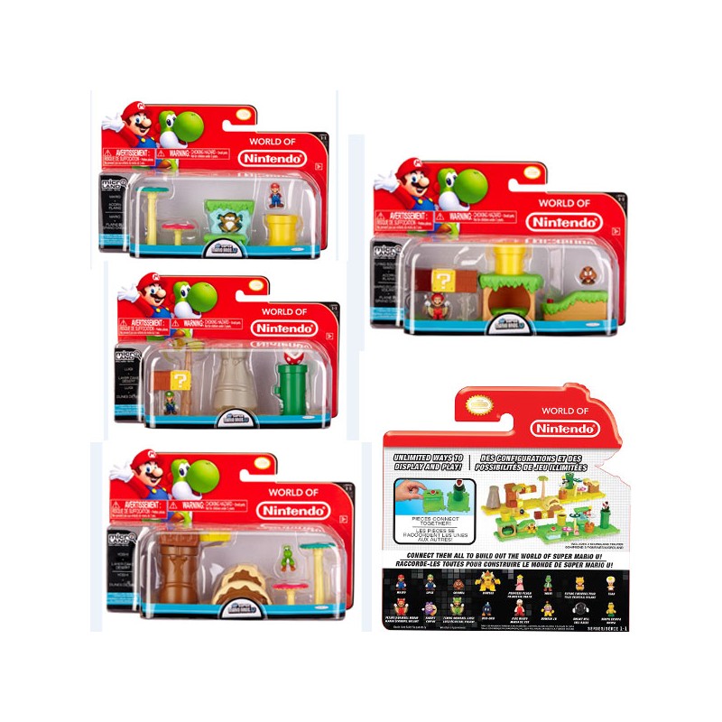 Nintendo - Micro Playset - Pack Série 1 collection de 4