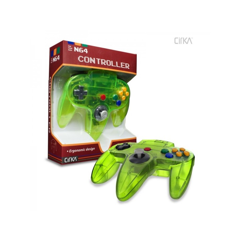 Manette N64 Vert atomique (CirKa)