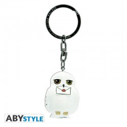 Porte-clefs 3D Rubber - Hedwige - Harry Potter 