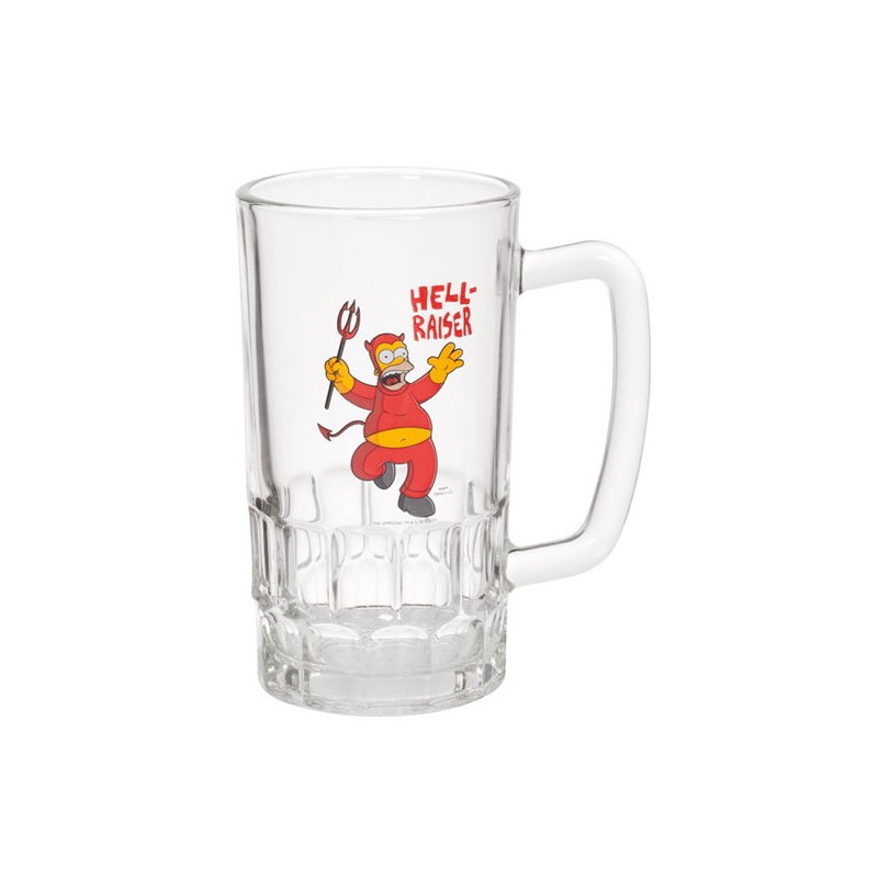 Verre à bière - Homer Hell Raiser - Simpsons + boîte cadeau