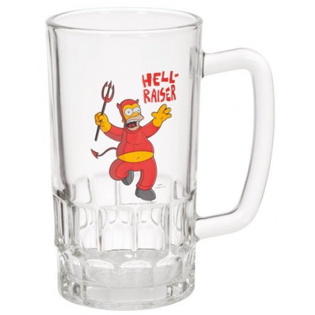 Verre à bière - Homer Hell Raiser - Simpsons + boîte cadeau