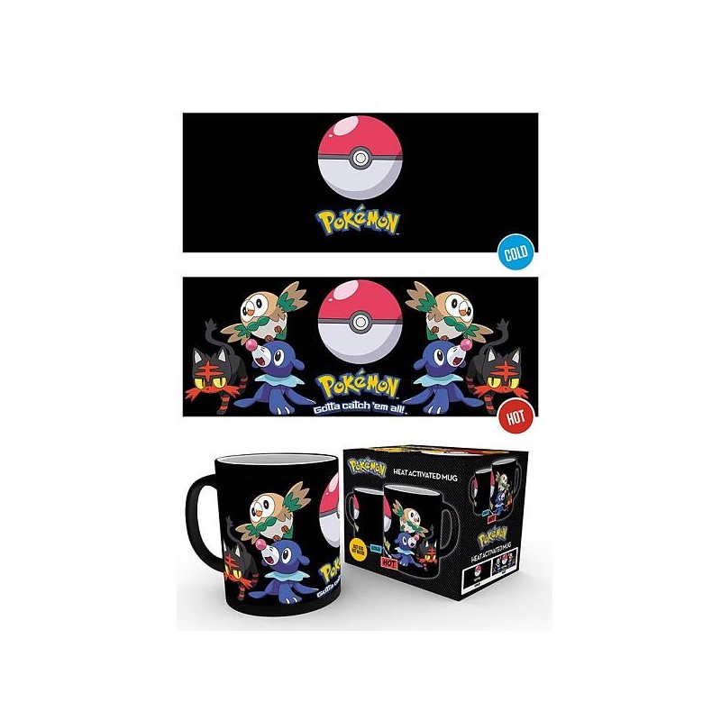 Mug. - Thermo Réactif - Pokemon - Starters 7ème Gen