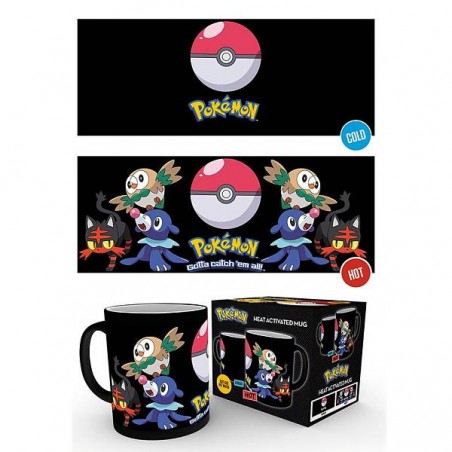 Mug. - Thermo Réactif - Pokemon - Starters 7ème Gen