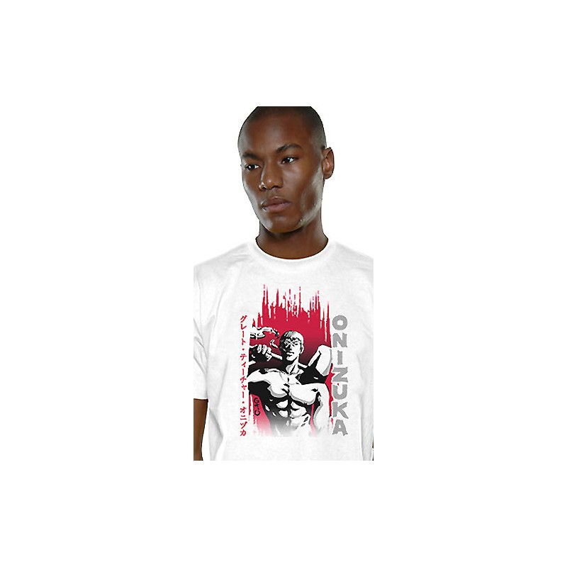 T-shirt Neko - Onizuka - GTO - Blanc - L Homme 