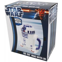 Mug + Couvercle - Star Wars - R2D2 - 3D