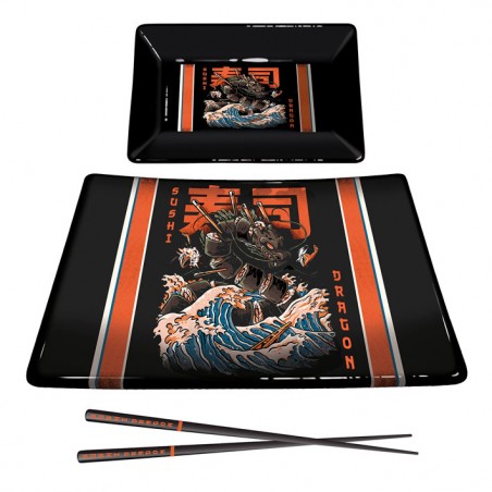 Sushi Set - Neko Ramen Ukiyo e - Vincent Trinidad