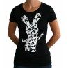 T-shirt Lapins Crétins - Silhouette - M Femme 