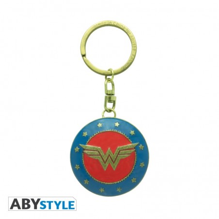 Porte-clefs 3D PVC - Bouclier - Wonder Woman