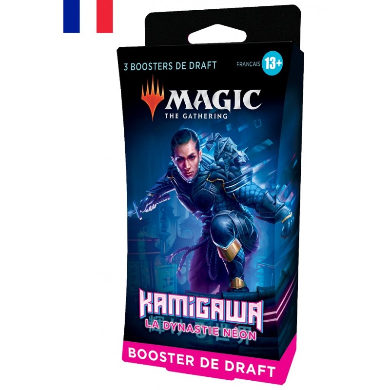 MTG - Draft 3 Booster Pack - Kamigawa: Neon Dynastie - FR