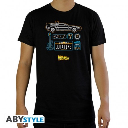 T-shirt - Retour vers le Futur - Delorean - S Homme 