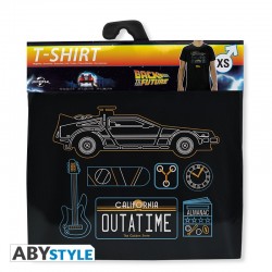 T-shirt - Retour vers le Futur - Delorean - S Homme 