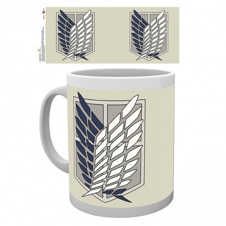 Mug - Attack on Titan - Badge Bataillon d'Exploration - Subli