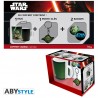 Gift Pack Mug + Porte-clef + badges Star Wars - Yoda *