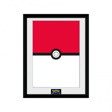 Cadre - Pokéball - Pokemon - 30 X 40