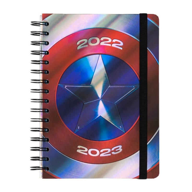 Agenda 2022 / 2023 - Captain America - Bouclier - A5