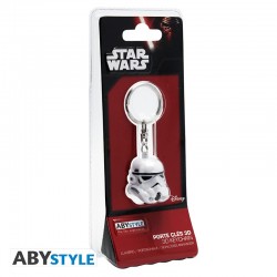 Porte-Clefs 3D Rubber - Storm Trooper - Star Wars