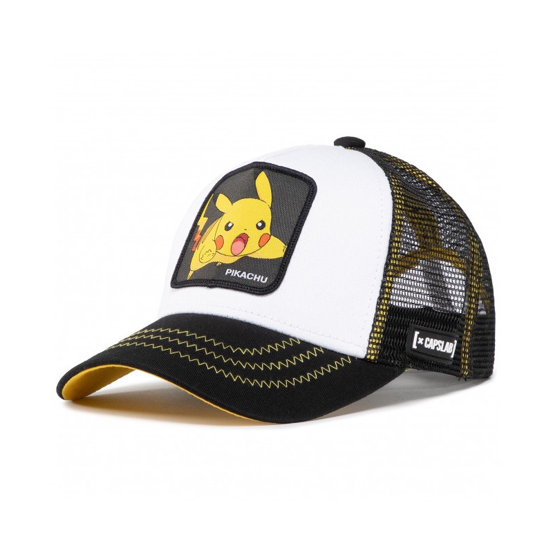 Casquette Trucker - Pikachu Pikachu Vive-Attaque (Noir/Blanc) - Pokemon - U Unisexe 