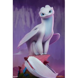 Light Fury - How to train your Dragon - Statue