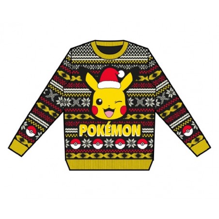 Pull de Noël - Enfant - Pokemon - Pikachu Noël - Unisexe 14 - 15 