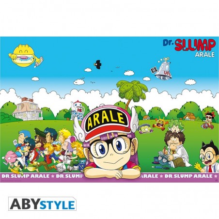 Poster - Penguin Village - Dr Slump - Roulé et filmé