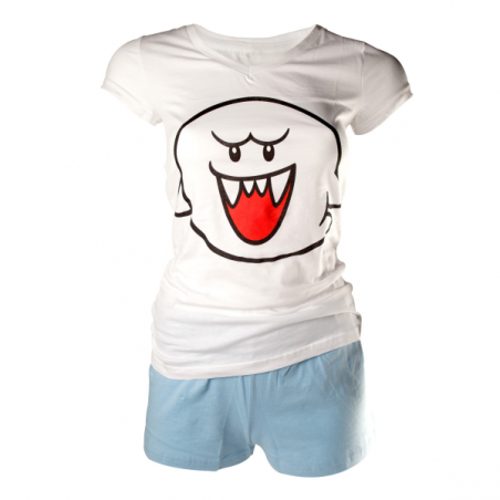 T-shirt + Short Bioworld - Nintendo - Boo - L Femme 