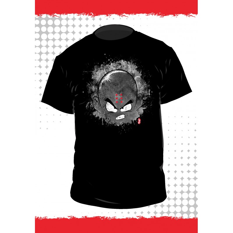 T-shirt Dragon Ball - Krillin - Fond Noir - M Homme 