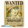 Plaque Métallique - One Piece - Luffy Wanted New World