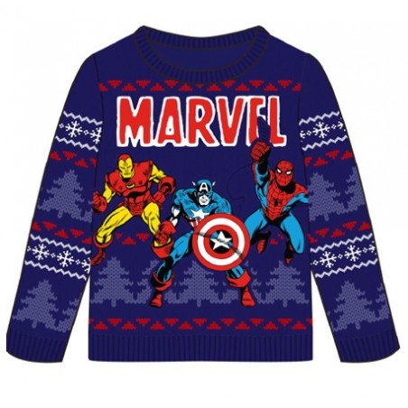 Pull de Noël - Enfant - Marvel - Avengers Rassemblement - Unisexe 9 - 11 