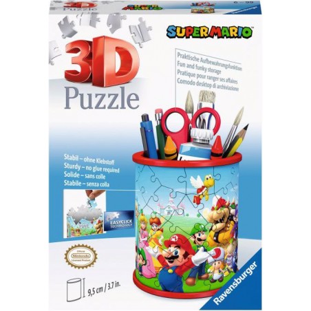 Puzzle 3D - Pot à crayons - Super Mario