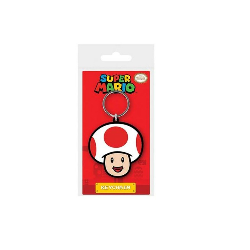 Porte-clefs PVC - Toad Rouge - Super Mario