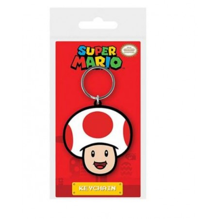 Porte-clefs PVC - Toad Rouge - Super Mario