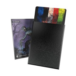 Protèges Cartes 100 pièces - Cortex - Standard - Noir Matte