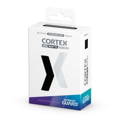 Protèges Cartes 100 pièces - Cortex - Standard - Noir Matte