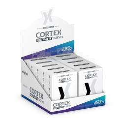 Protèges Cartes 100 pièces - Cortex - Standard - Noir Matte