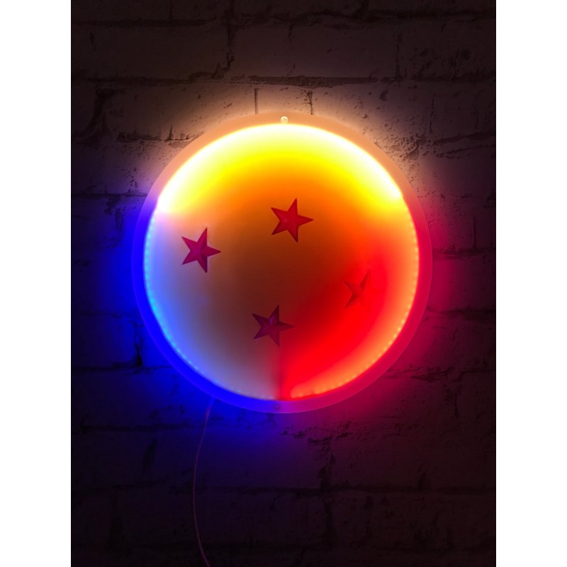 Neon mural - Dragon Ball - Boule de cristal n°4