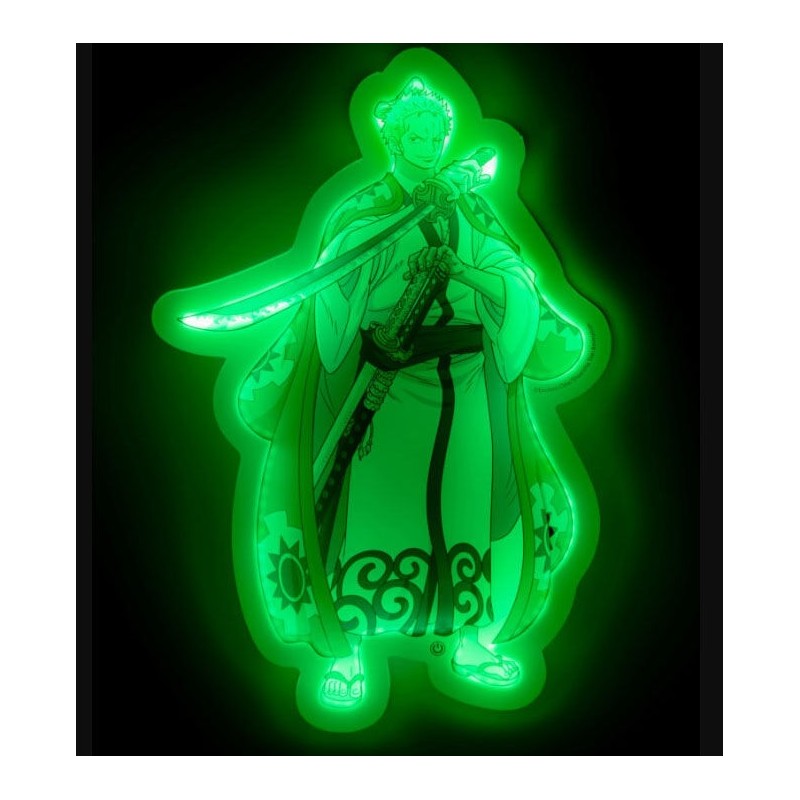 Neon mural - One Piece - Zoro