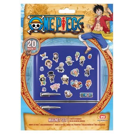 Set de 20 magnets - Chibi - One Piece 