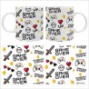 Mug - Rétro Gaming - Happy mix - Game over blanc