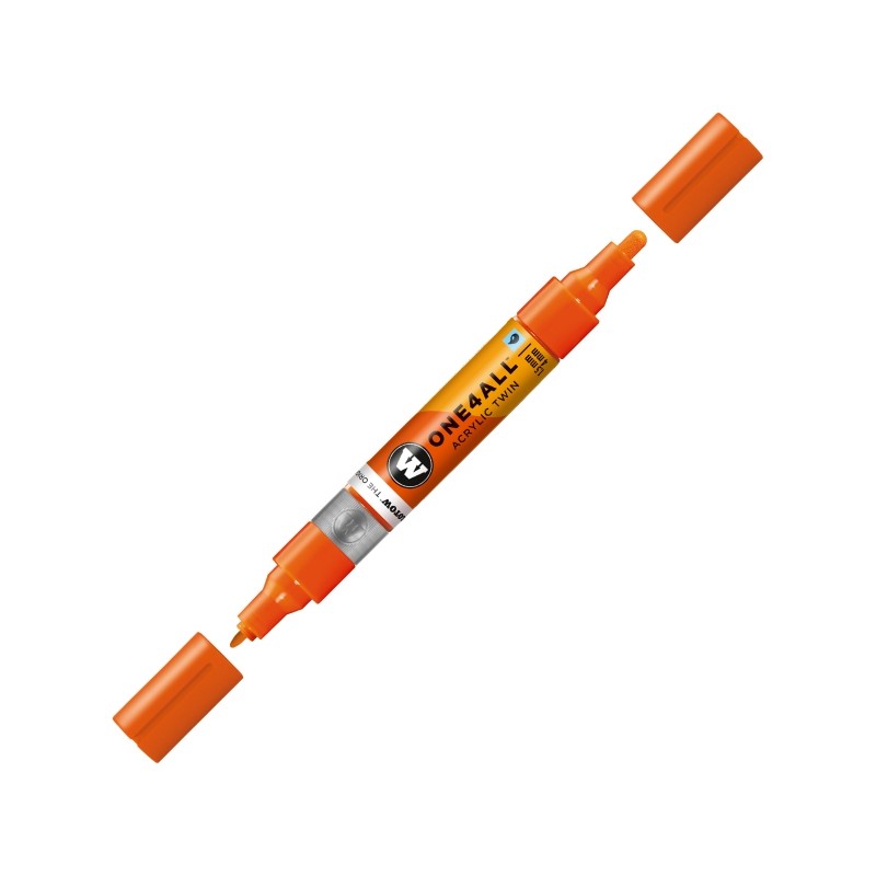 Marqueur pour Maquettes - One4All Twin - Acrylique Orange DARE - 1,5/4mm - 085