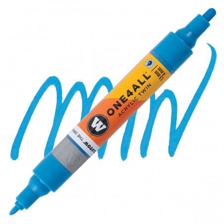 Marqueur pour Maquettes - One4All Twin - Acrylique Bleu Intense Moyen - 1,5/4mm - 161